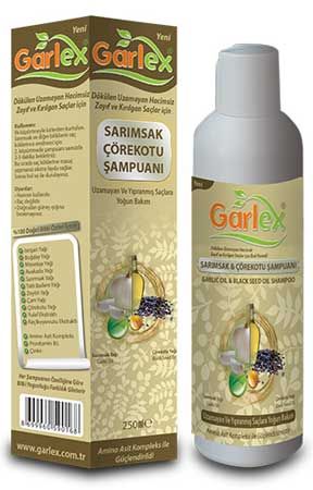 Garlex Sarımsak Çörekotu Şampuanı